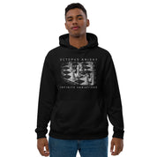 Infinite Variations - Octopus Knight - Classical Design Distressed - Premium eco hoodie