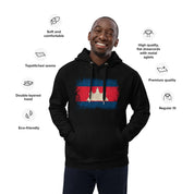 Cambodia Distressed - Premium eco hoodie