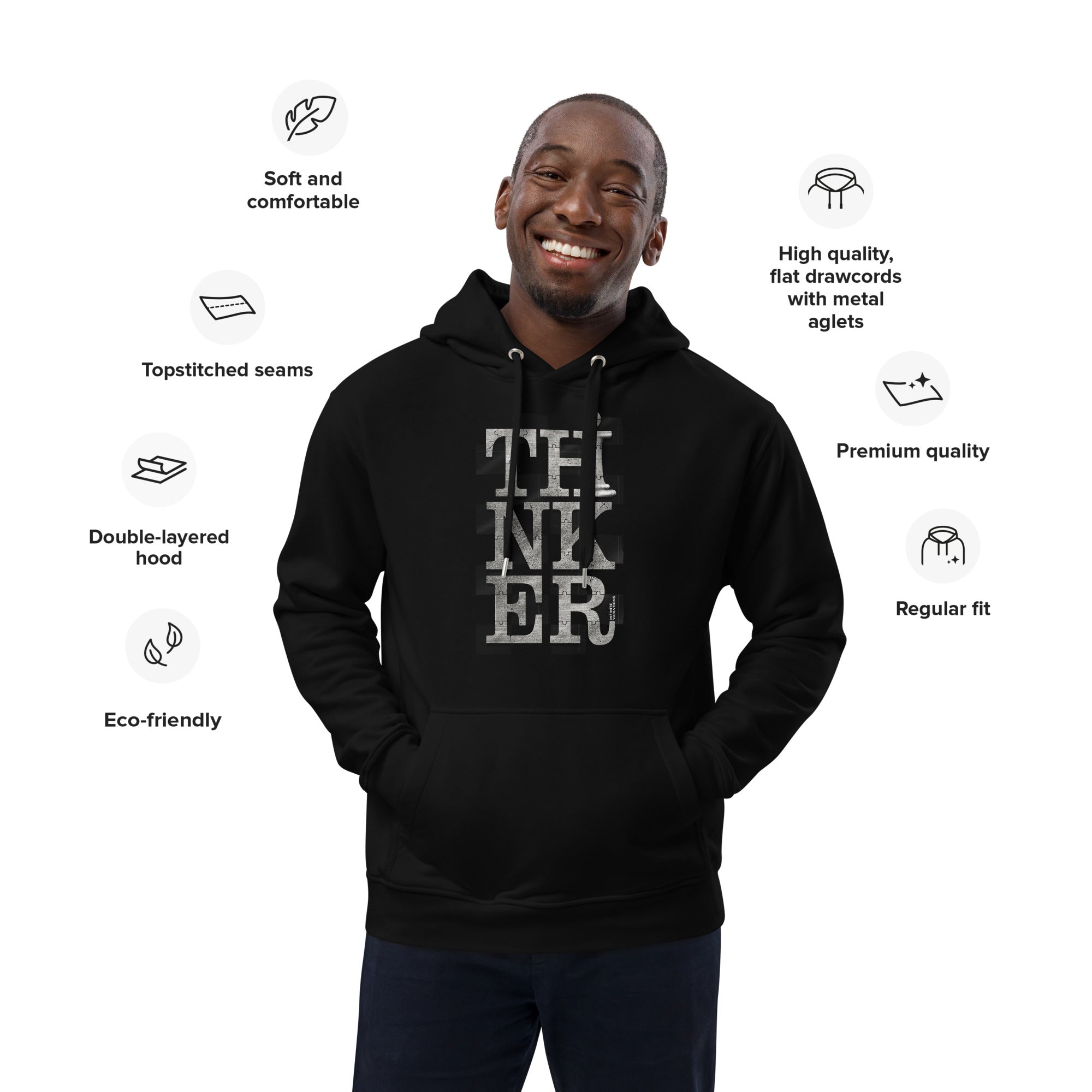 Thinker Design - Premium eco hoodie