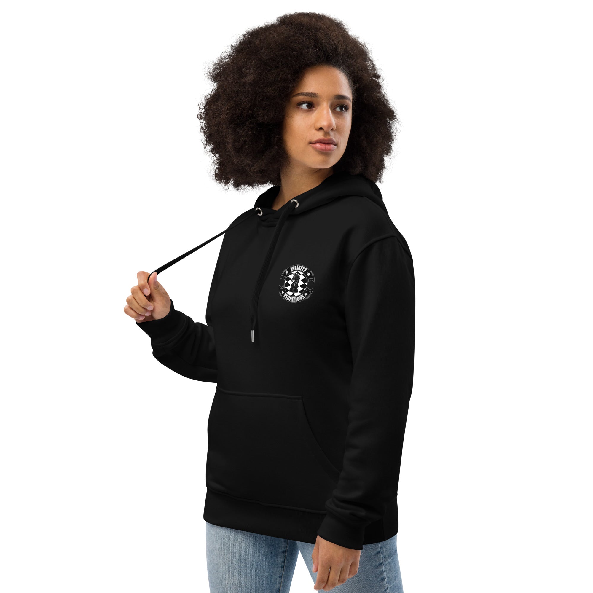 Infinite Variations - Logo Design Printed - Premium eco hoodie