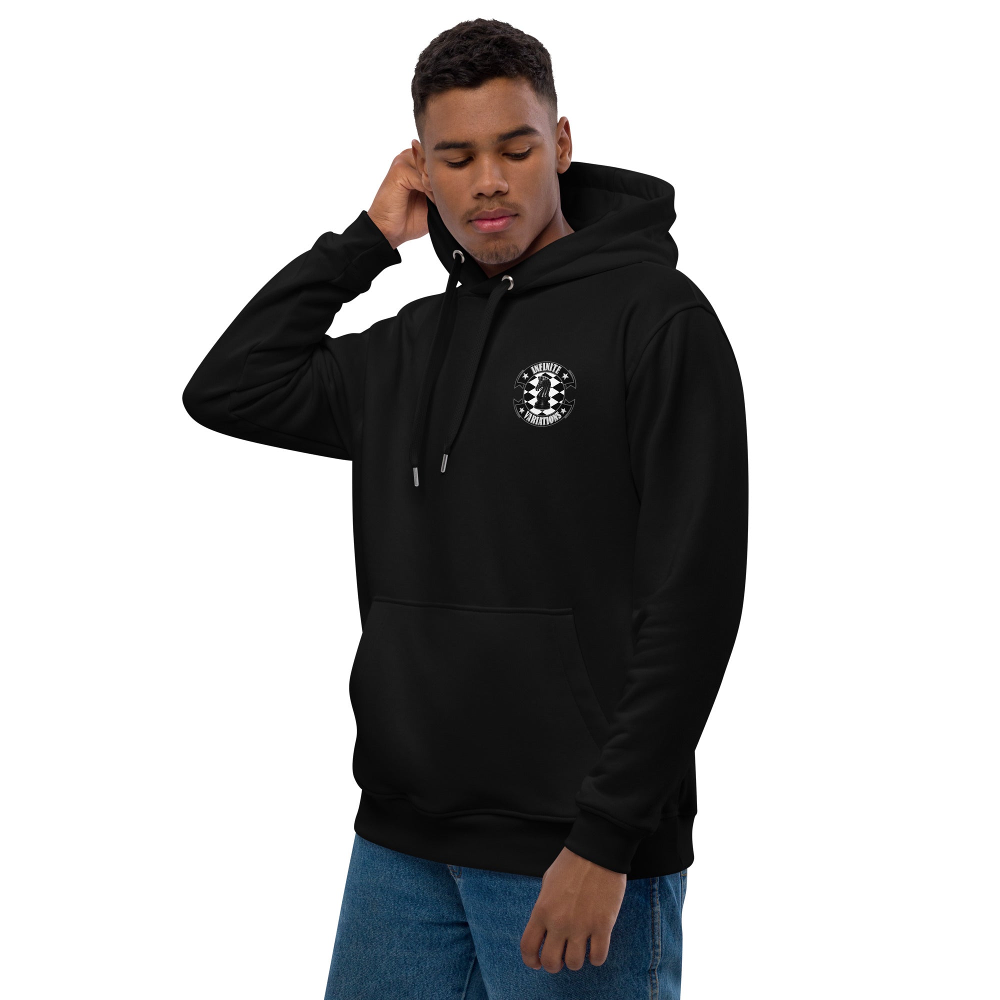 Infinite Variations - Logo Design Printed - Premium eco hoodie