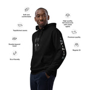 Paul Morphy Futuristic Ghost - Platinum - Sleeve Logo - Premium eco hoodie