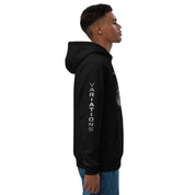 Classical Design II with Sleeve Logo - Premium eco hoodie