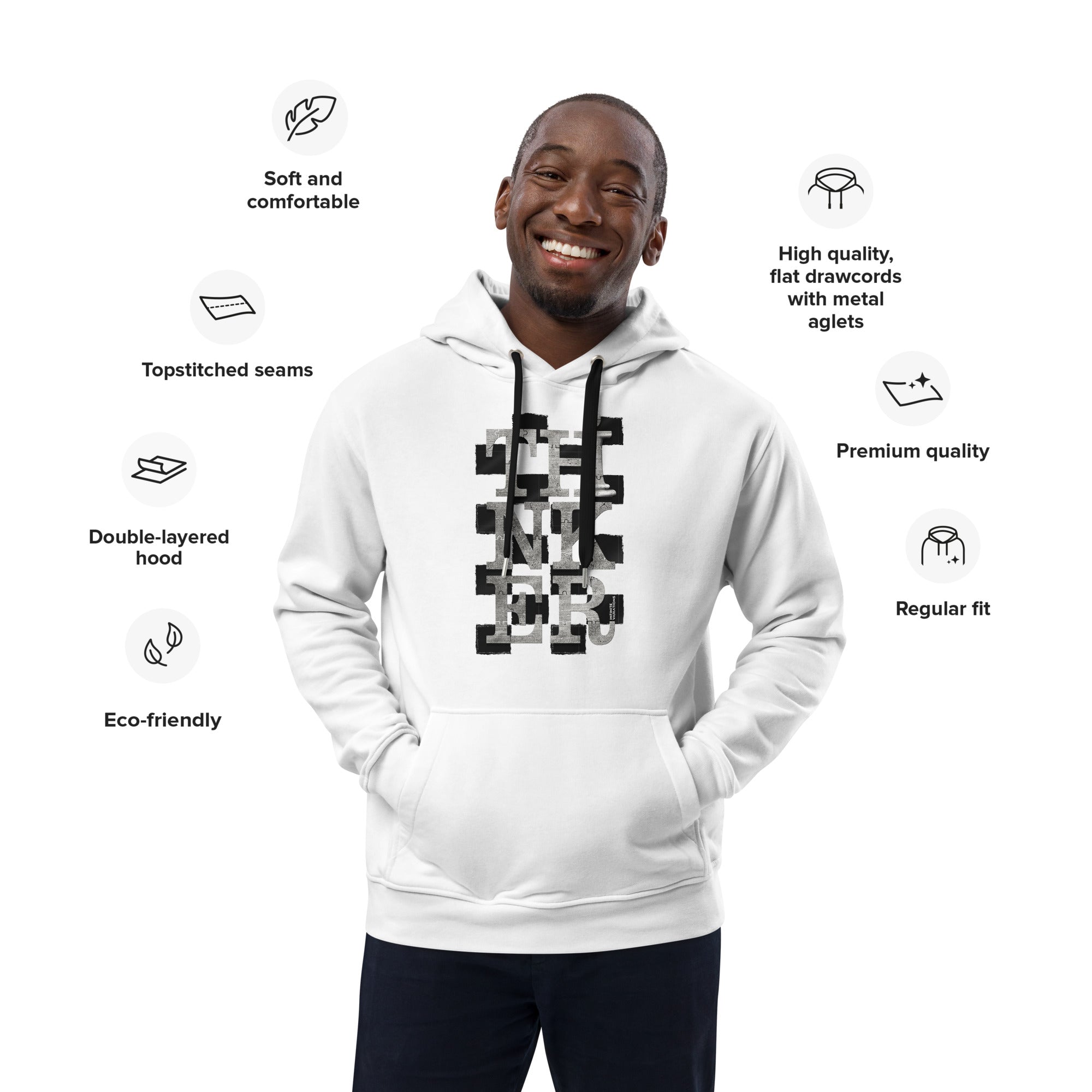 Thinker Design - Premium eco hoodie