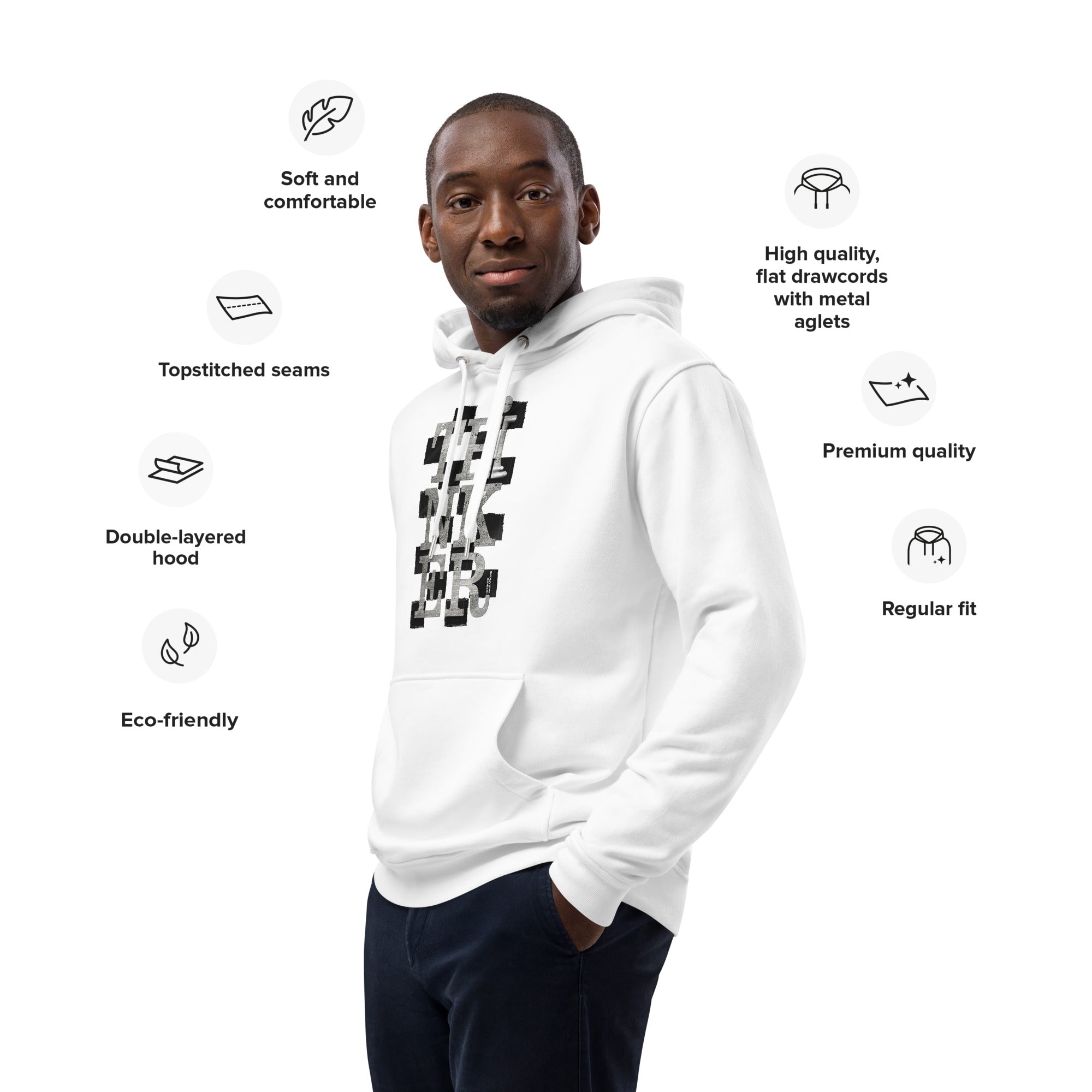 Thinker Design - Premium eco hoodie