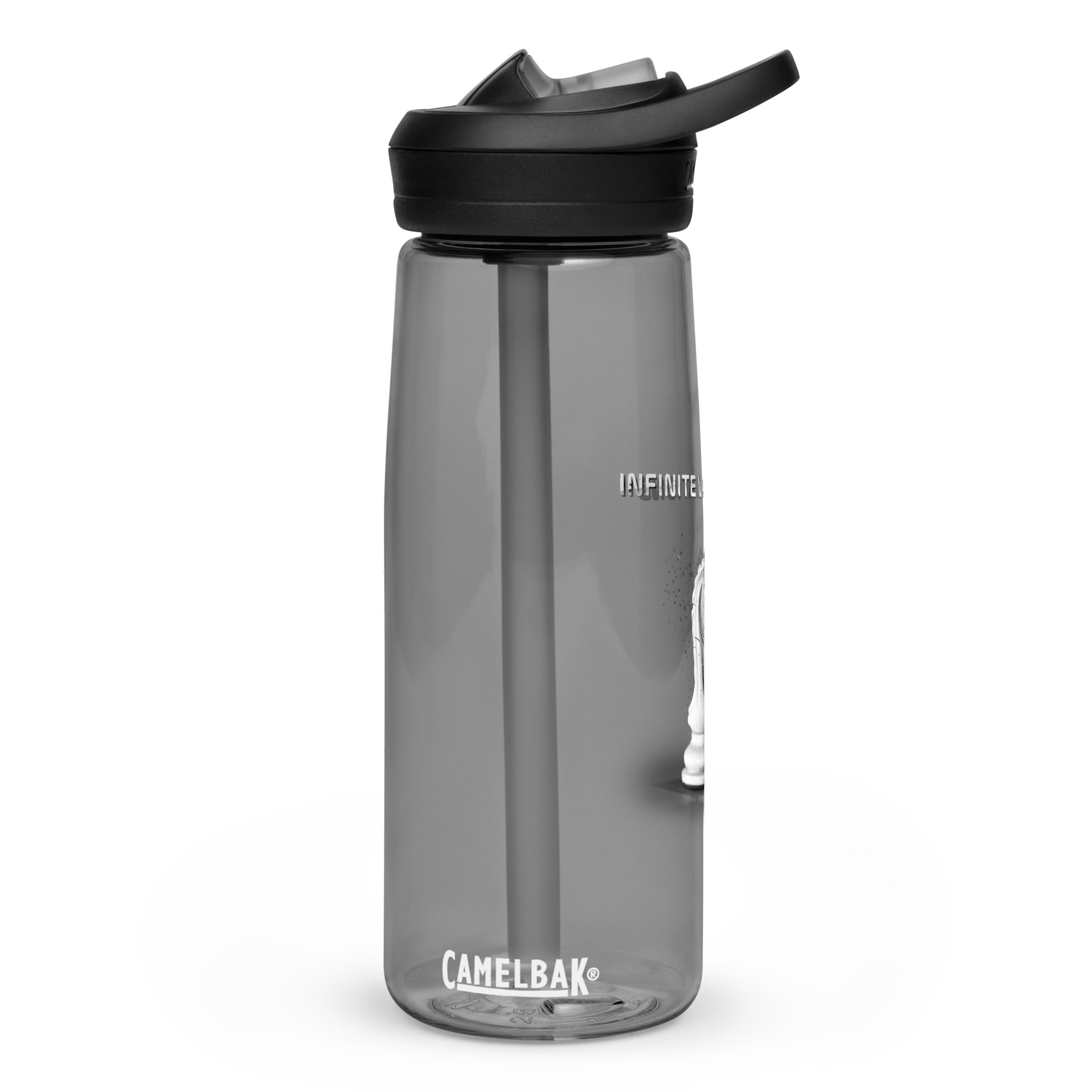Infinite Variations - Disintegrating Knight - Sports water bottle
