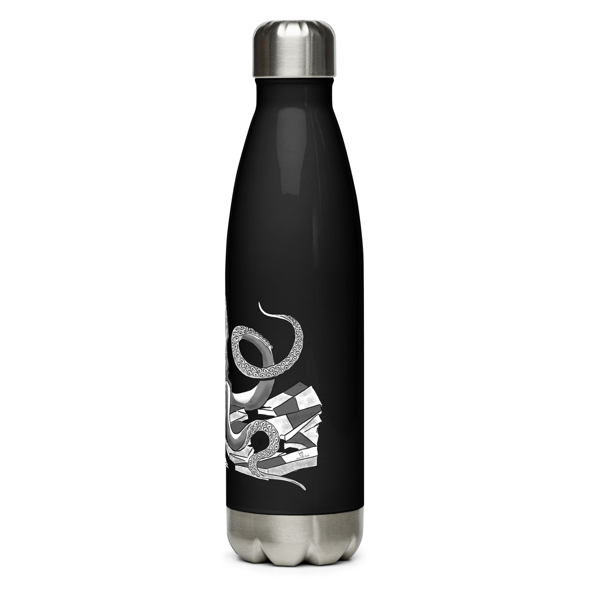 Infinite Variations - Octopus Knight - Stainless steel water bottle