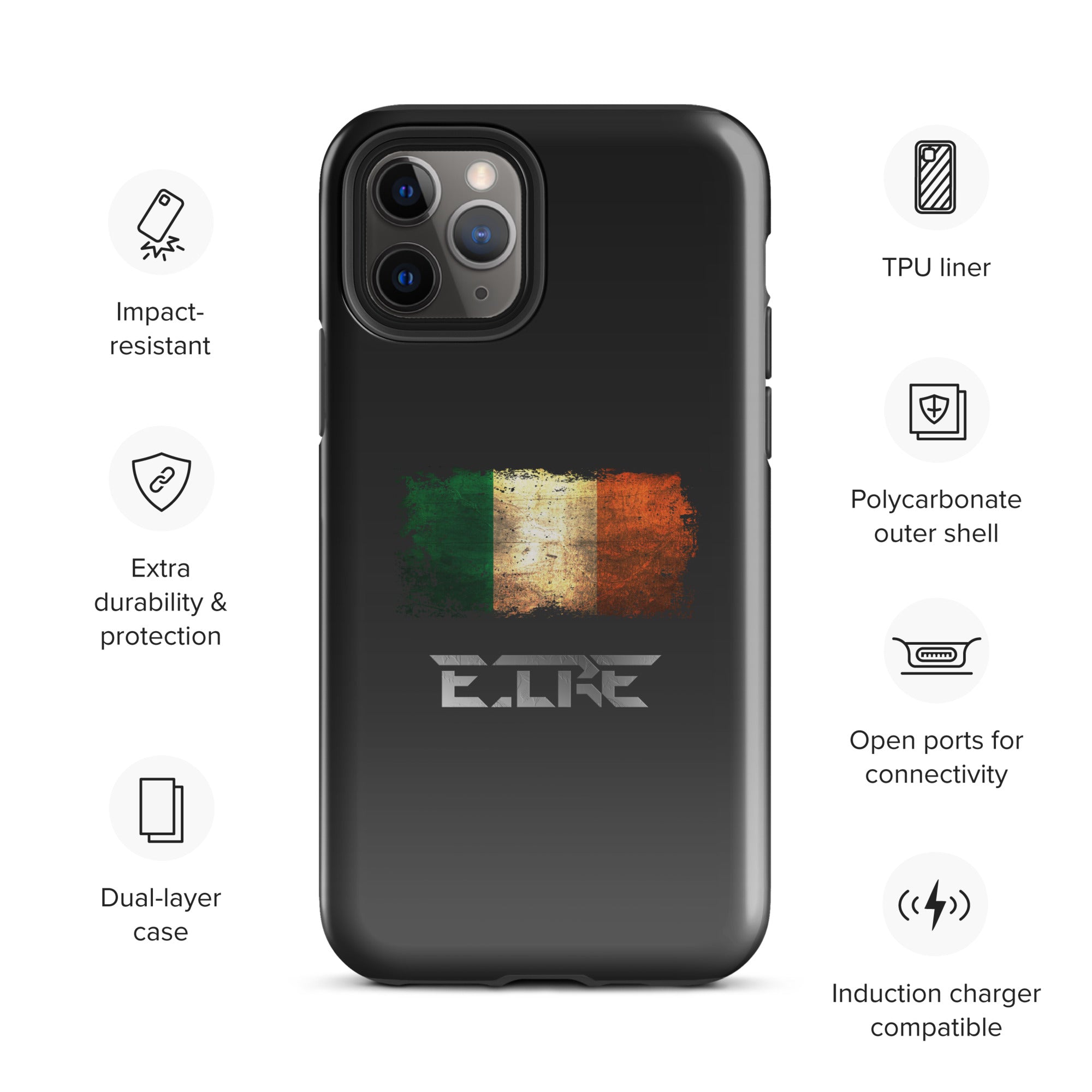 Infinite Variations - International Series - Ireland Distressed - Tough Case for iPhone®