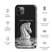 Chess Themed Phone Case for iPhone® - White Knight