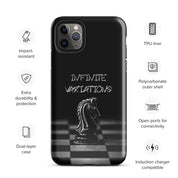 Infinite Variations - Black Knight - Side Perspective - Tough Case for iPhone®