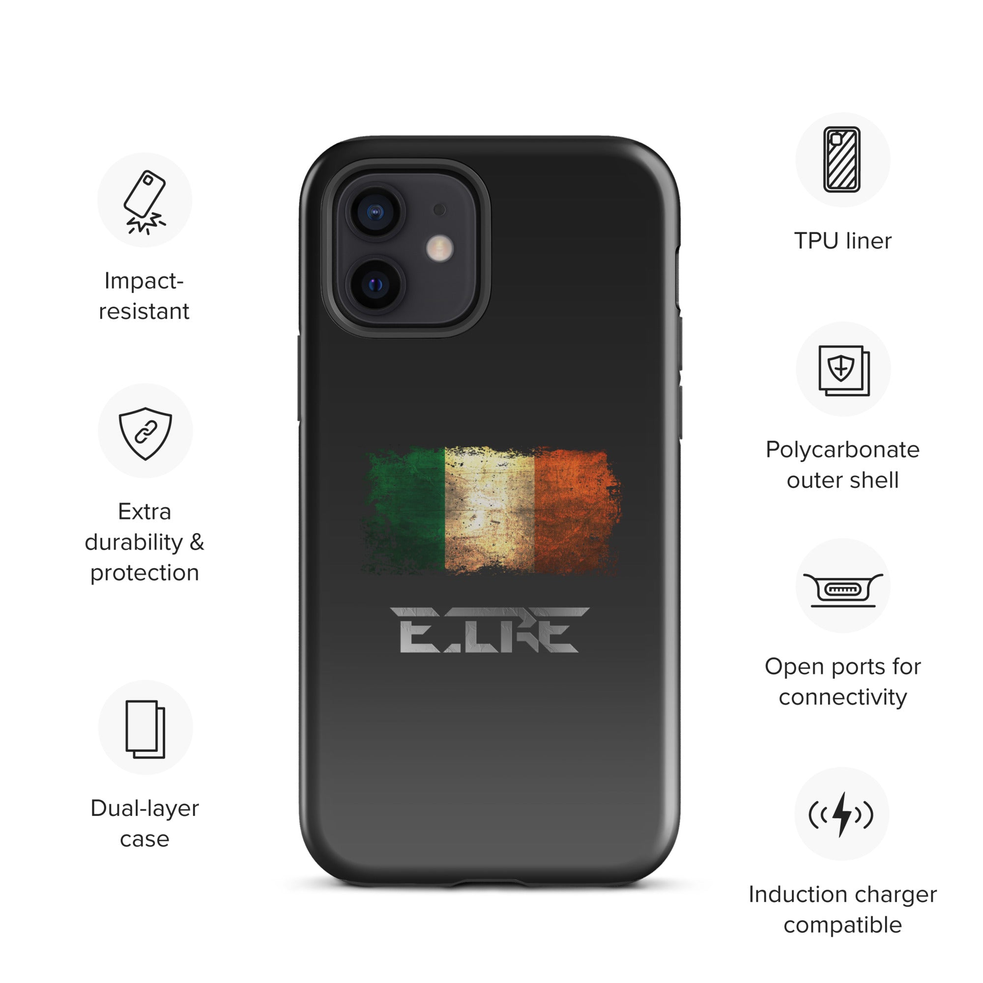 Infinite Variations - International Series - Ireland Distressed - Tough Case for iPhone®