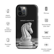 Chess Themed Phone Case for iPhone® - White Knight