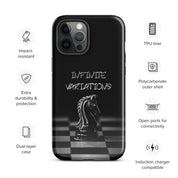 Infinite Variations - Black Knight - Side Perspective - Tough Case for iPhone®