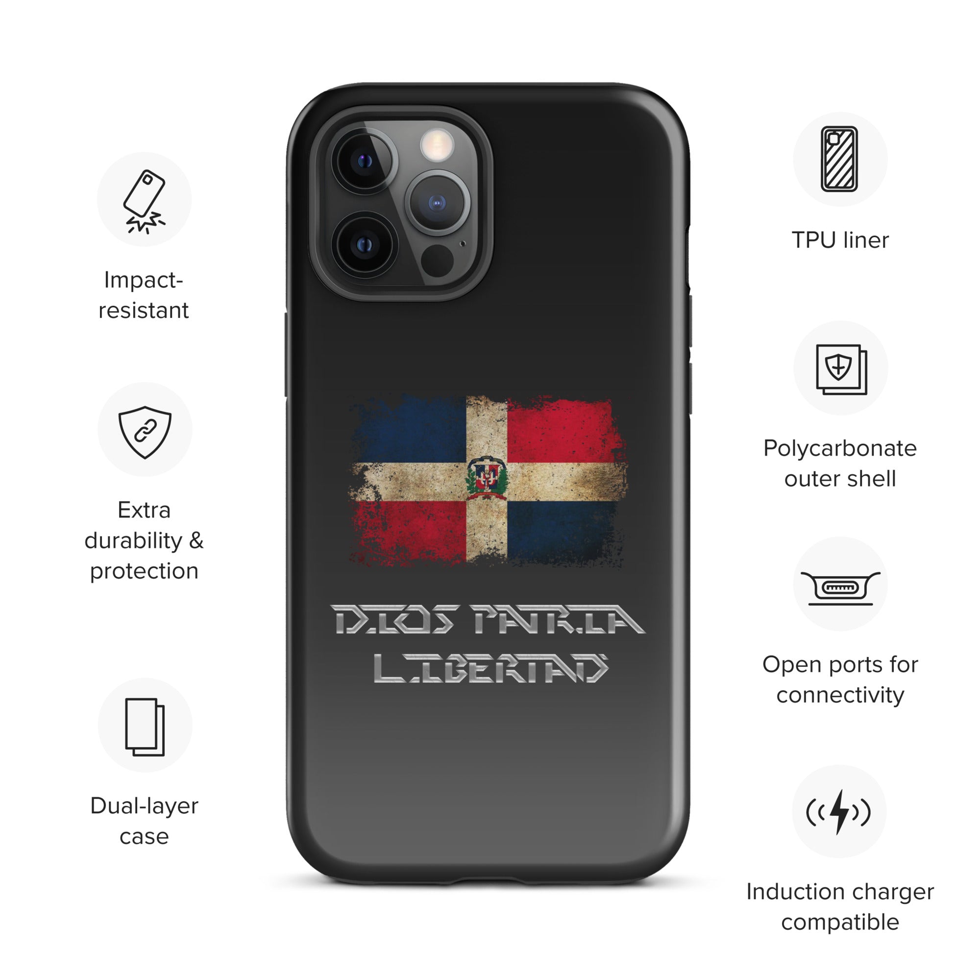 Infinite Variations - International Series - Dominican Republic Distressed - Tough Case for iPhone®