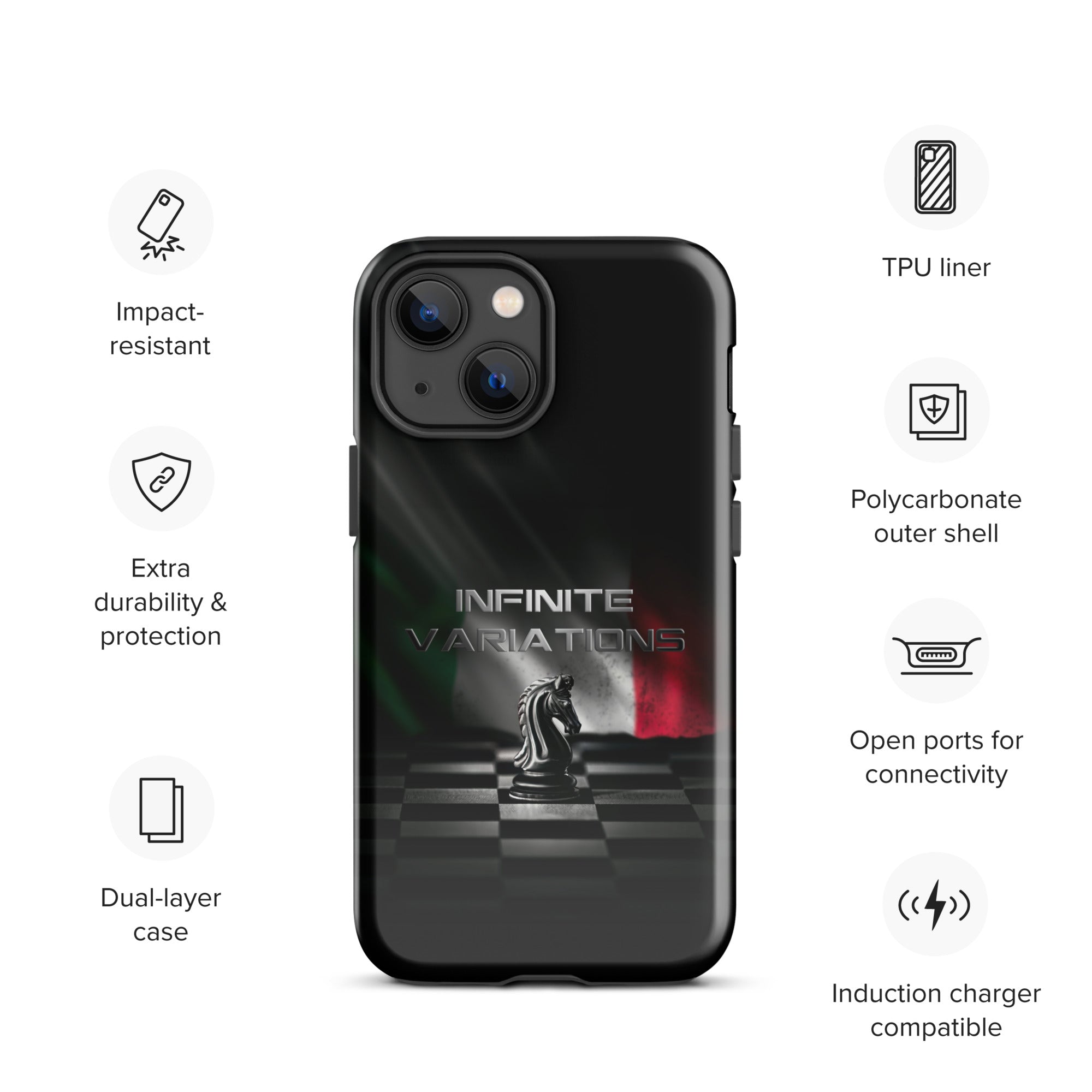 Tough Case for iPhone® - Classical Knight Italian - Phone Case