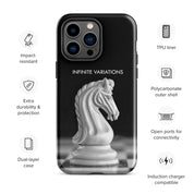 Chess Themed Phone Case for iPhone® - White Knight
