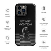 Infinite Variations - Black Knight - Side Perspective - Tough Case for iPhone®