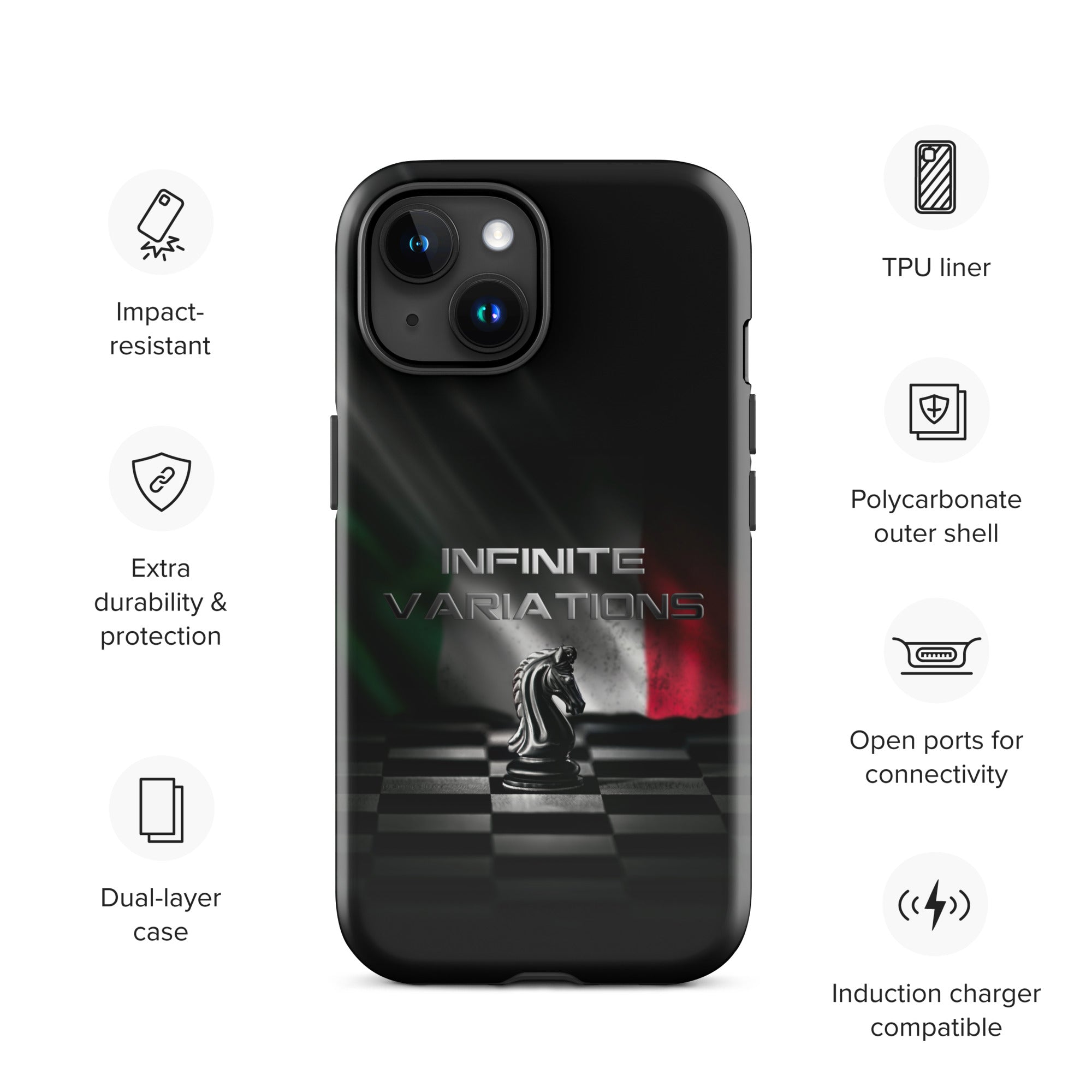 Tough Case for iPhone® - Classical Knight Italian - Phone Case