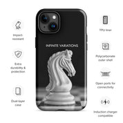 Chess Themed Phone Case for iPhone® - White Knight