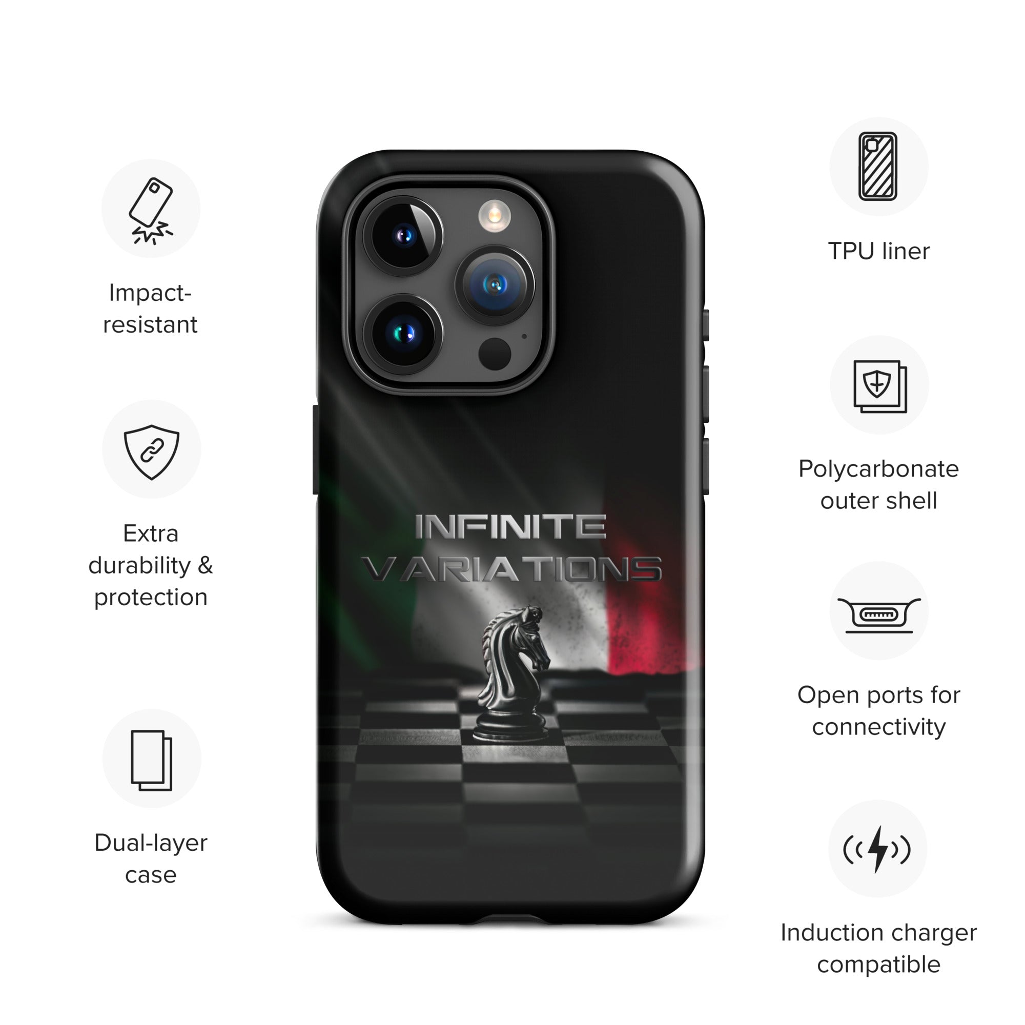 Tough Case for iPhone® - Classical Knight Italian - Phone Case