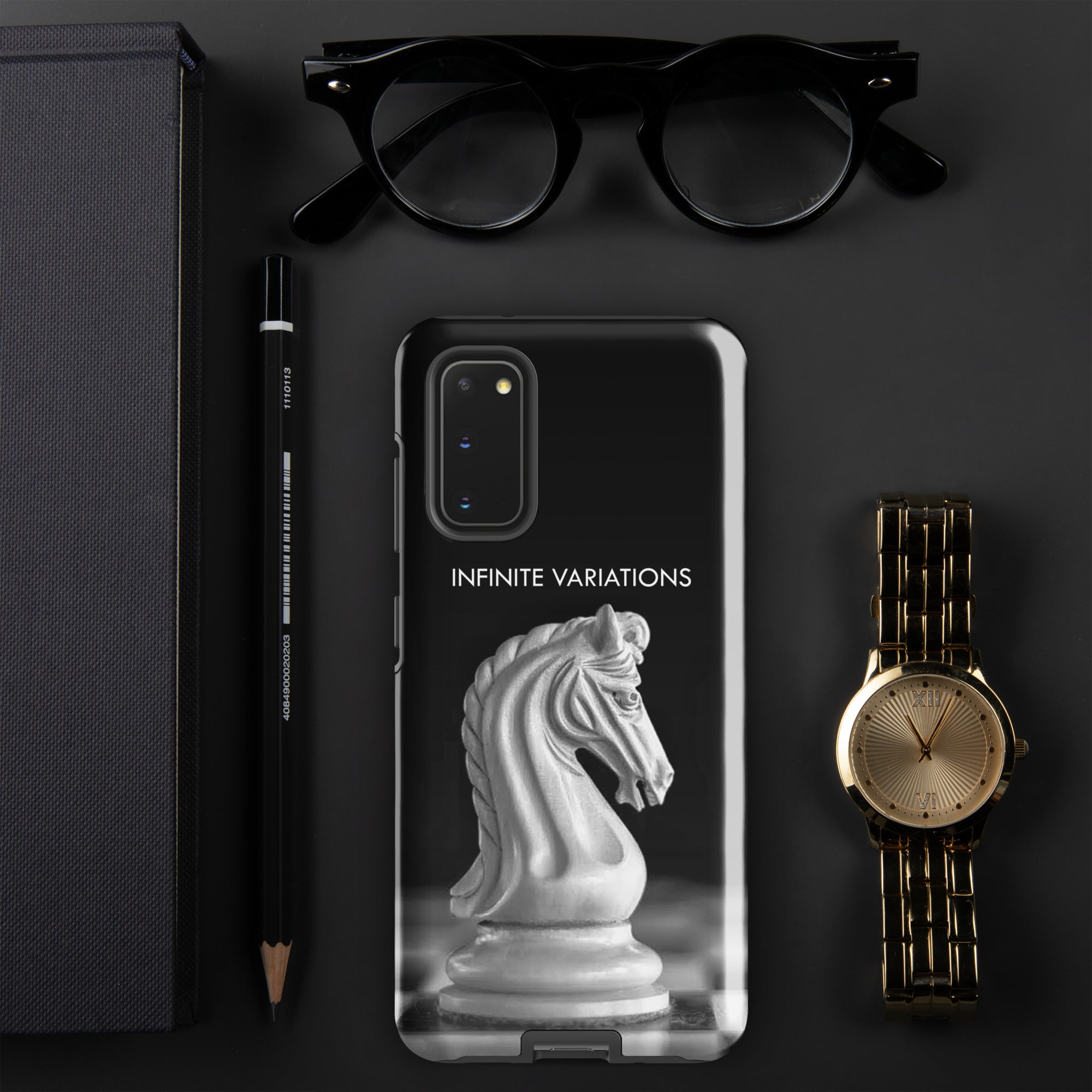 Chess Themed Phone case for Samsung® - White Knight