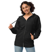 Boston Design - Unisex fleece zip up hoodie