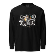 Garment-dyed heavyweight long-sleeve shirt
