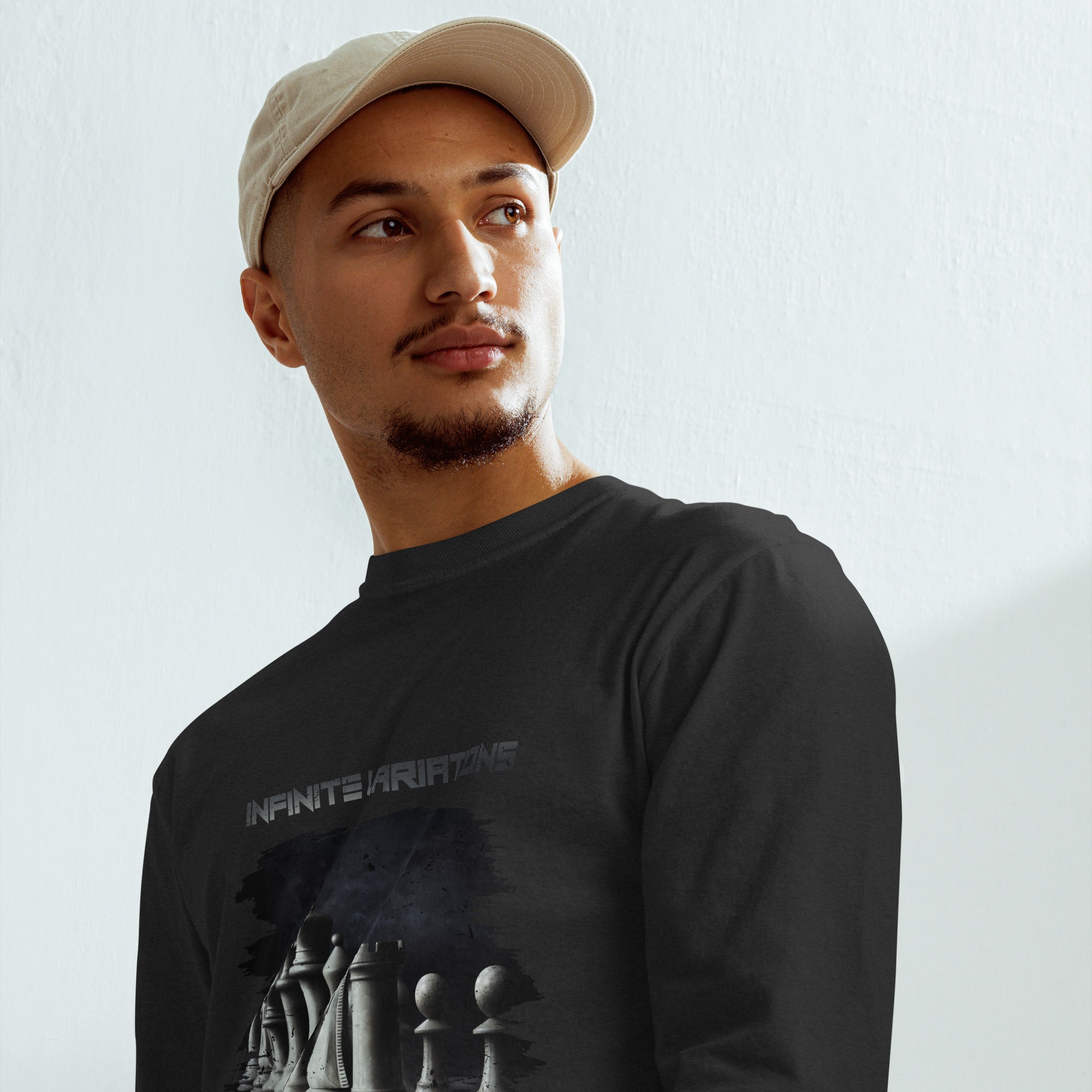Classical Design - Garment-dyed heavyweight long-sleeve shirt