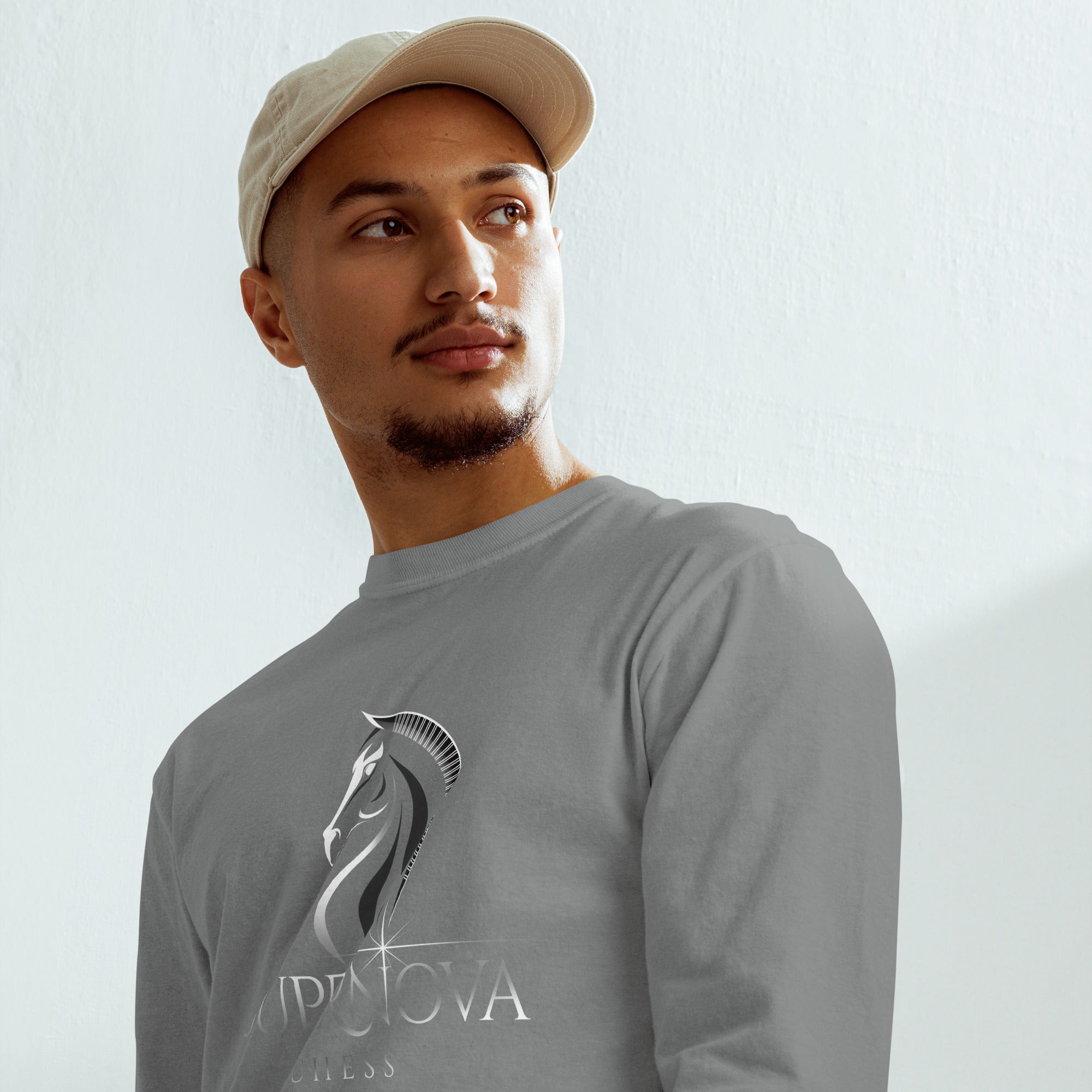 Supernova - Garment-dyed heavyweight long-sleeve shirt