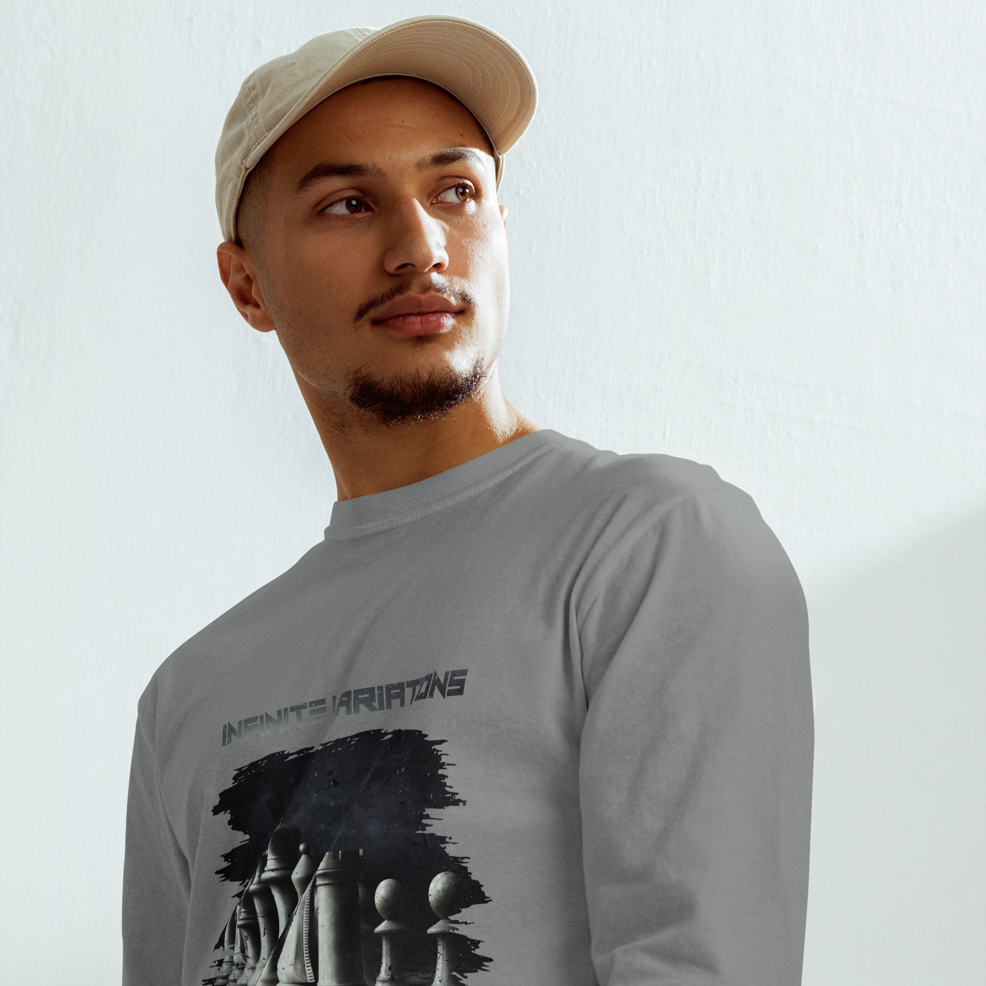 Classical Design - Garment-dyed heavyweight long-sleeve shirt