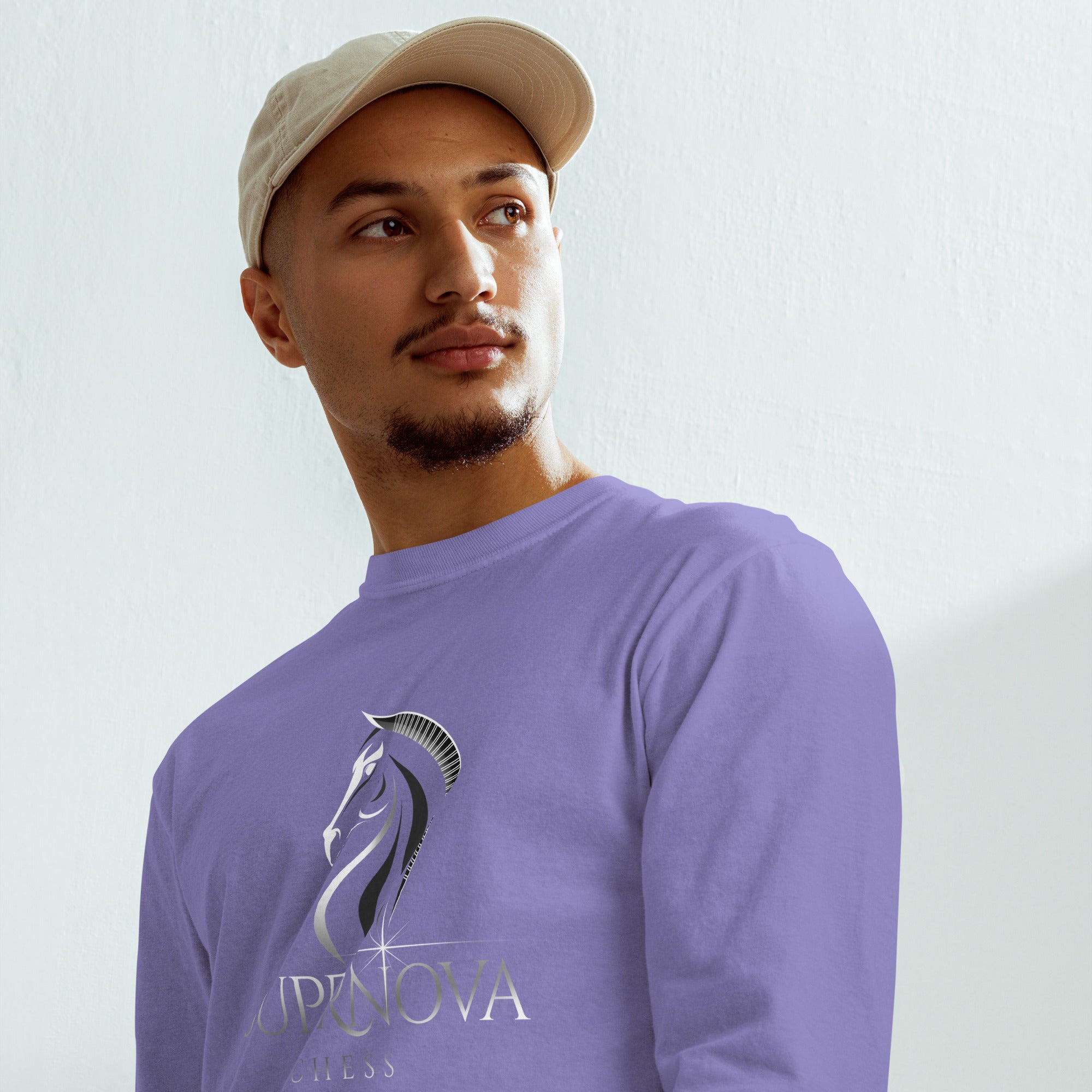 Supernova - Garment-dyed heavyweight long-sleeve shirt
