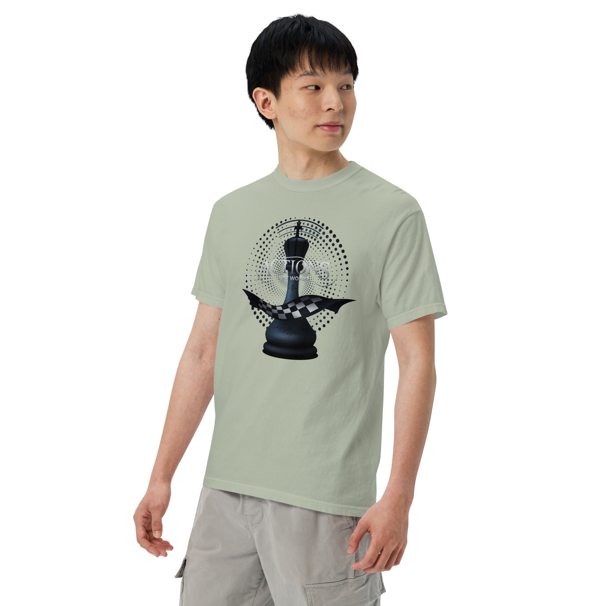 Actions Not Words - Unisex garment-dyed heavyweight t-shirt