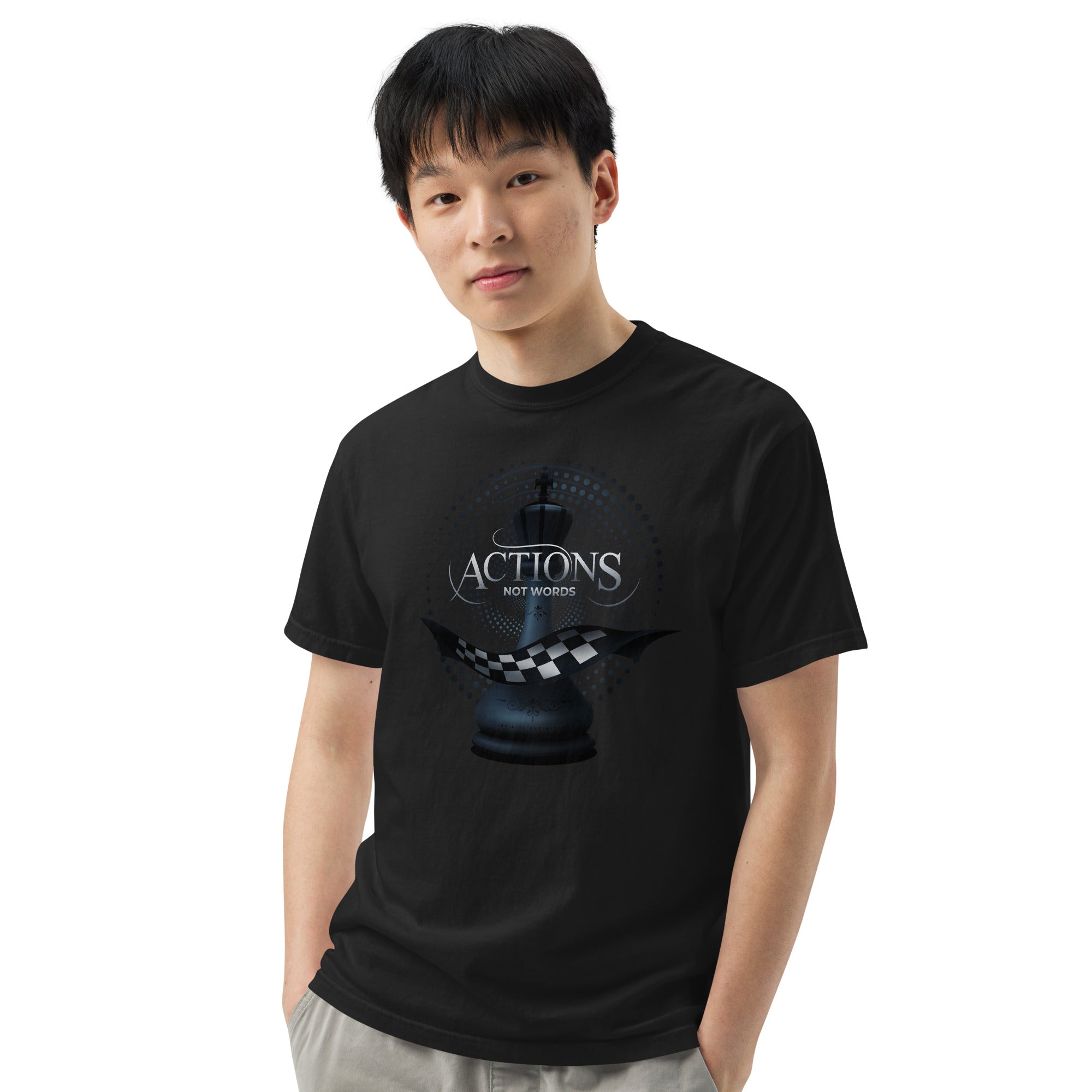 Actions Not Words - Unisex garment-dyed heavyweight t-shirt