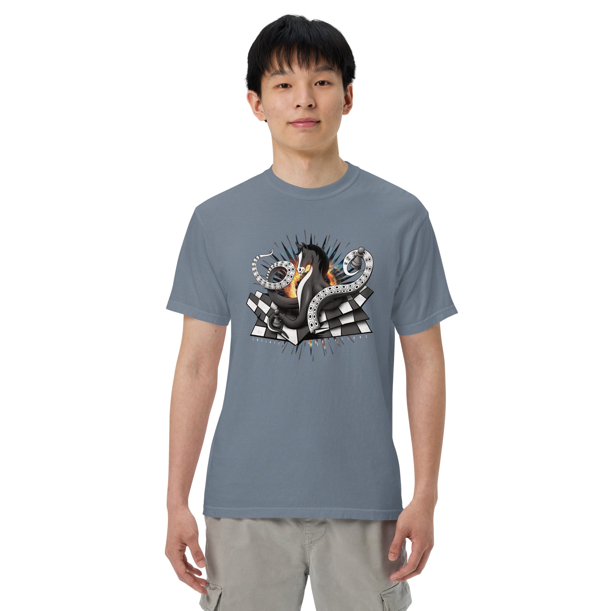 Octopus Knight - Unisex garment-dyed heavyweight t-shirt