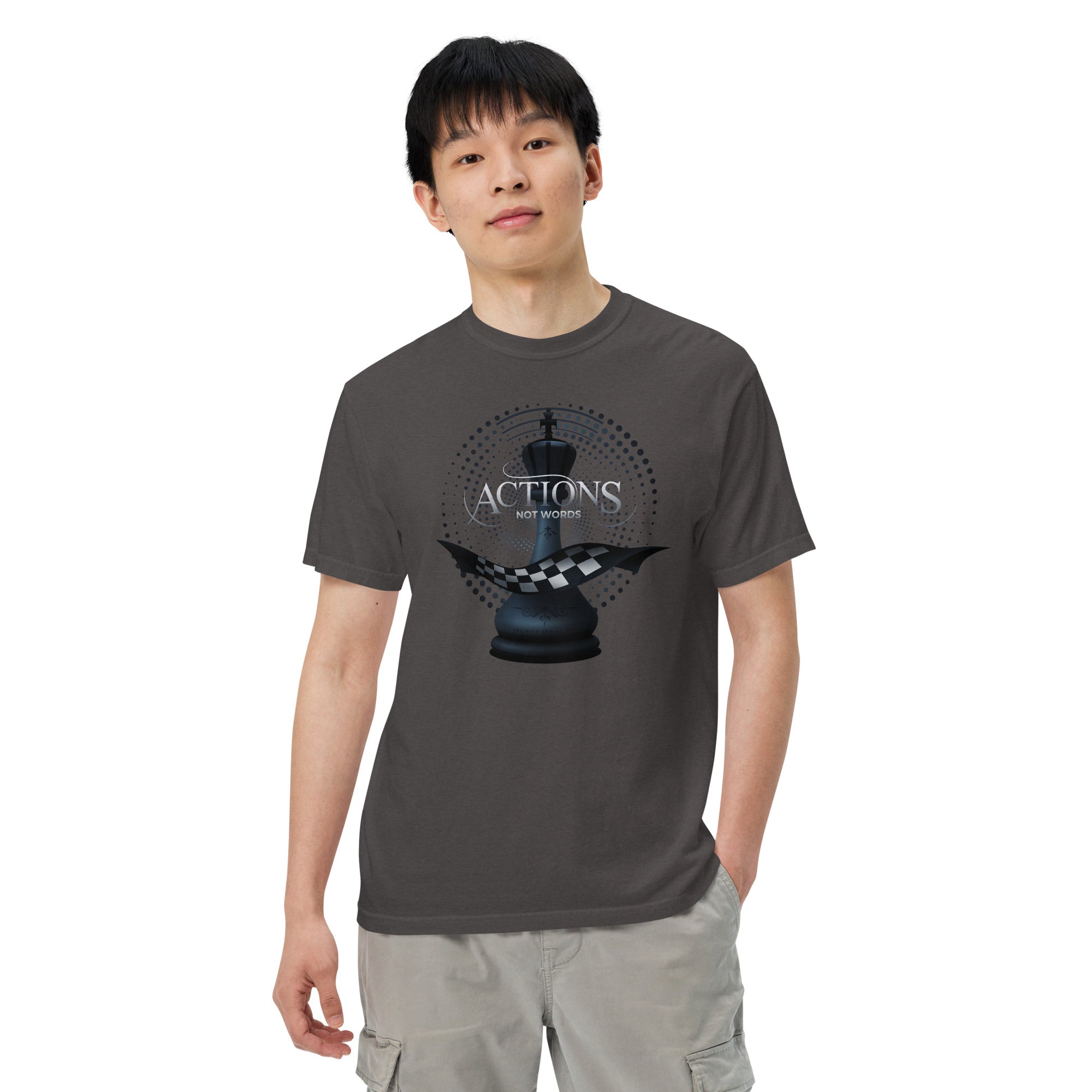 Actions Not Words - Unisex garment-dyed heavyweight t-shirt