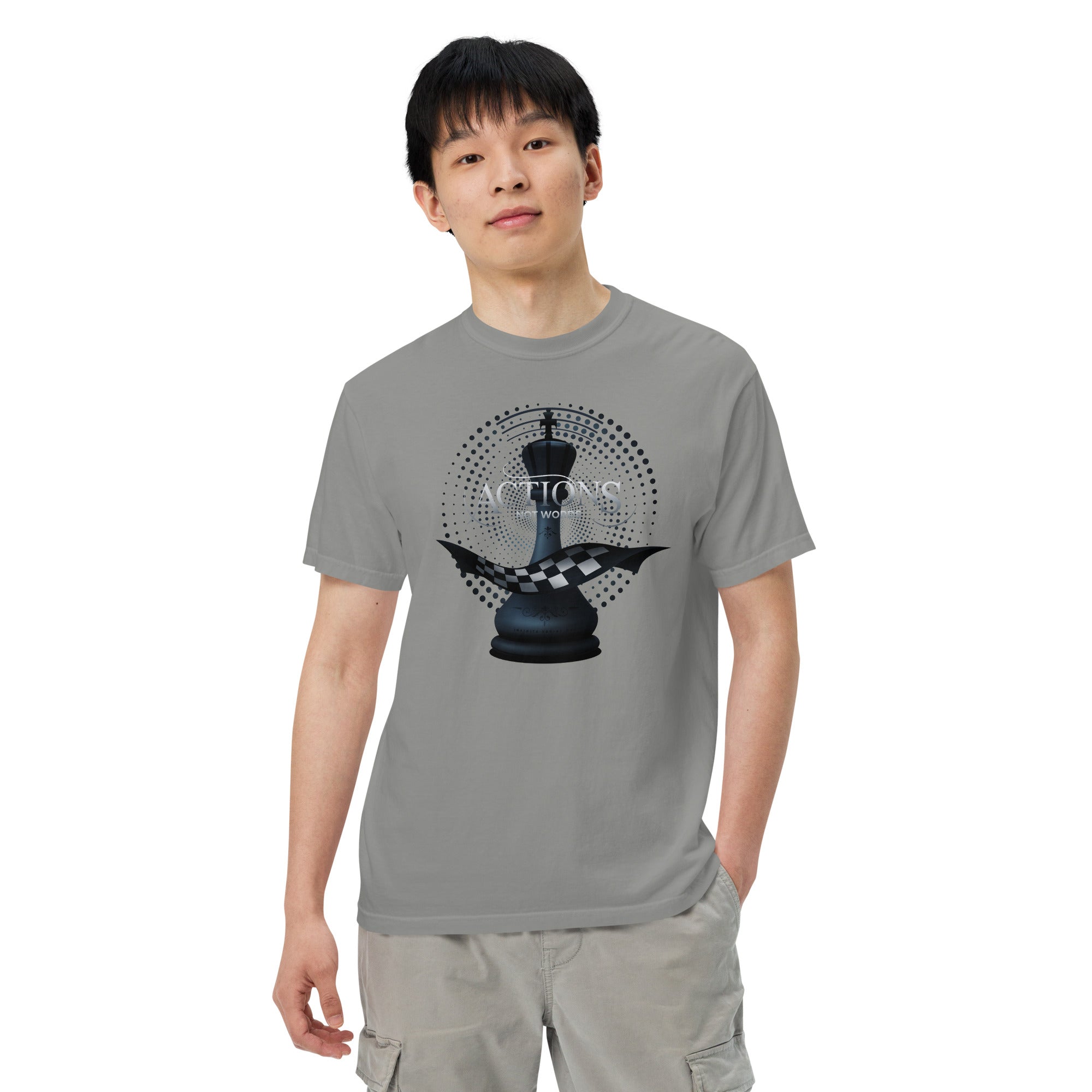 Actions Not Words - Unisex garment-dyed heavyweight t-shirt