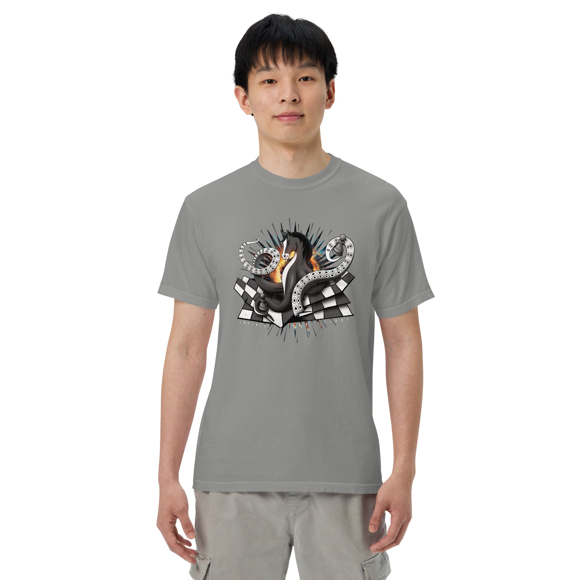 Octopus Knight - Unisex garment-dyed heavyweight t-shirt