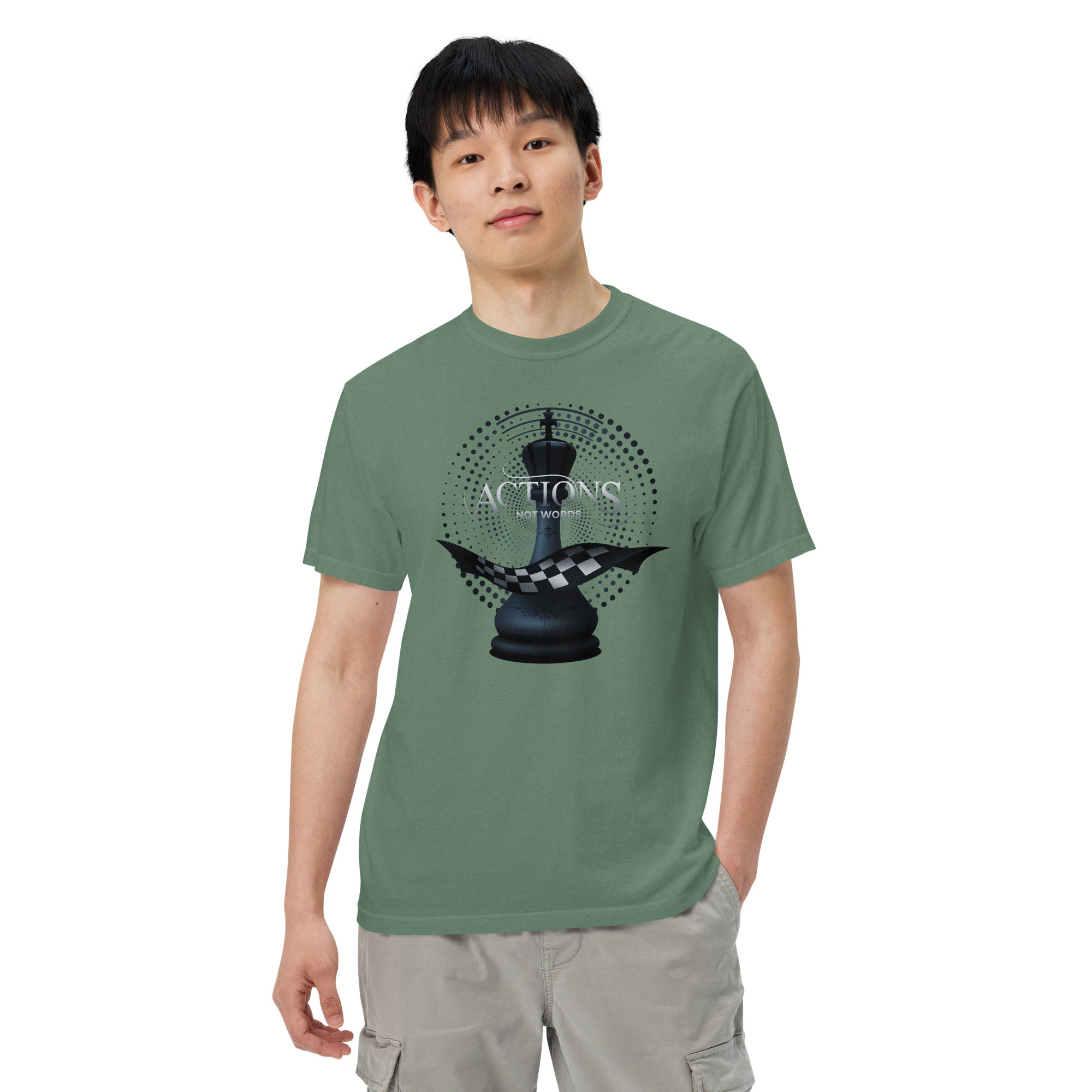 Actions Not Words - Unisex garment-dyed heavyweight t-shirt