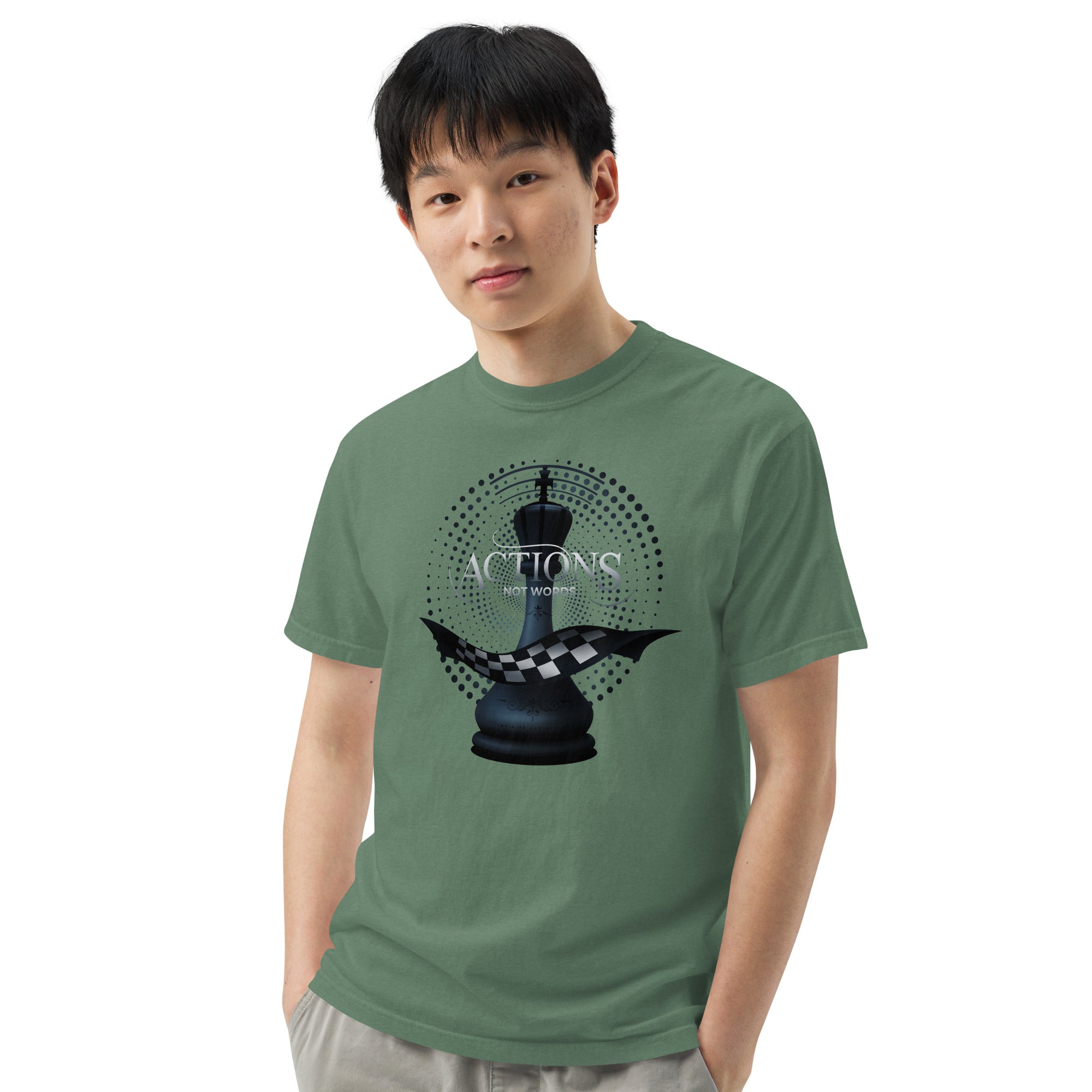 Actions Not Words - Unisex garment-dyed heavyweight t-shirt