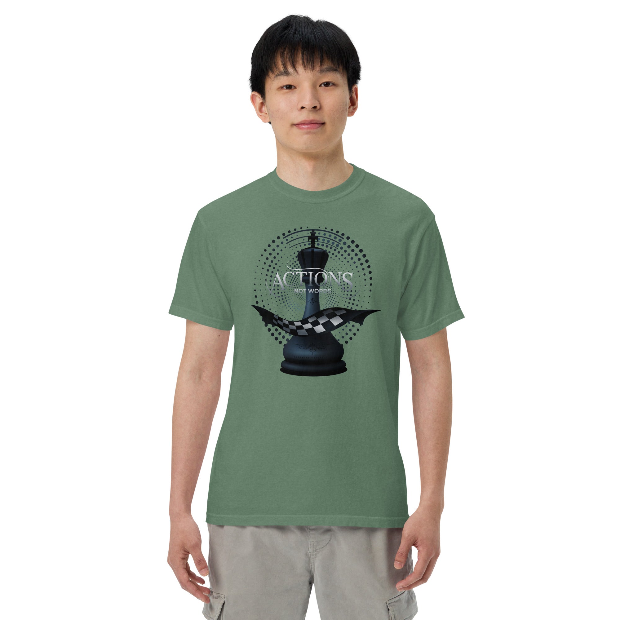 Actions Not Words - Unisex garment-dyed heavyweight t-shirt