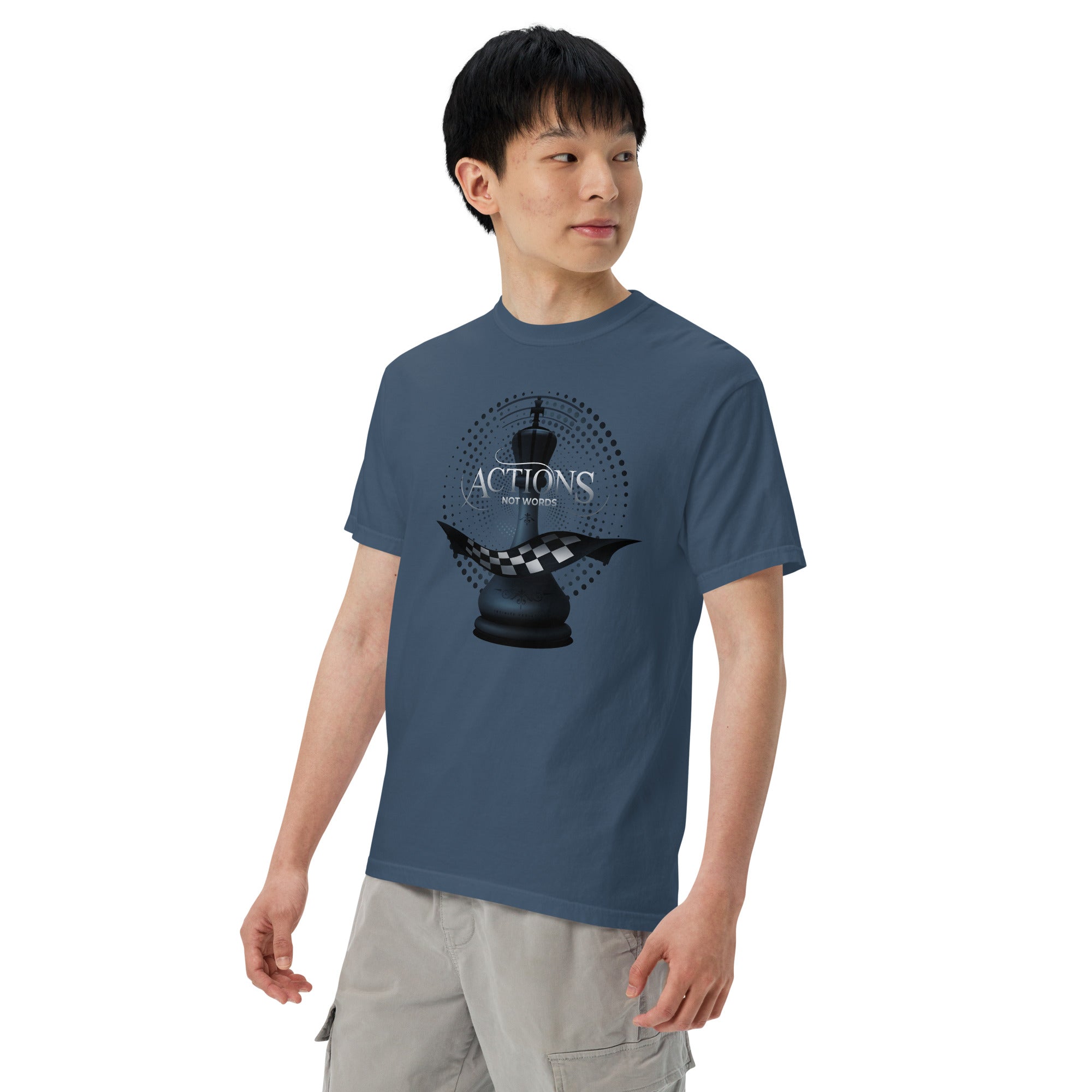 Actions Not Words - Unisex garment-dyed heavyweight t-shirt