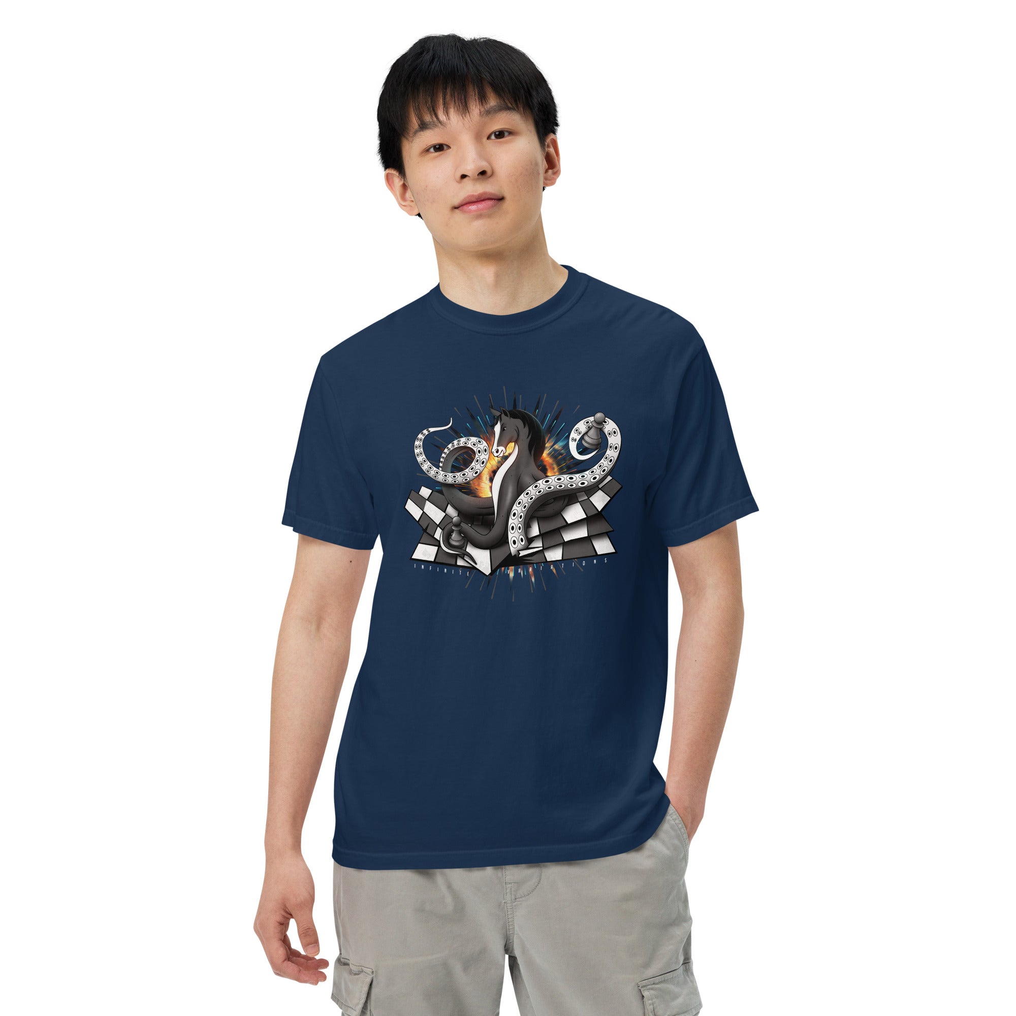 Octopus Knight - Unisex garment-dyed heavyweight t-shirt