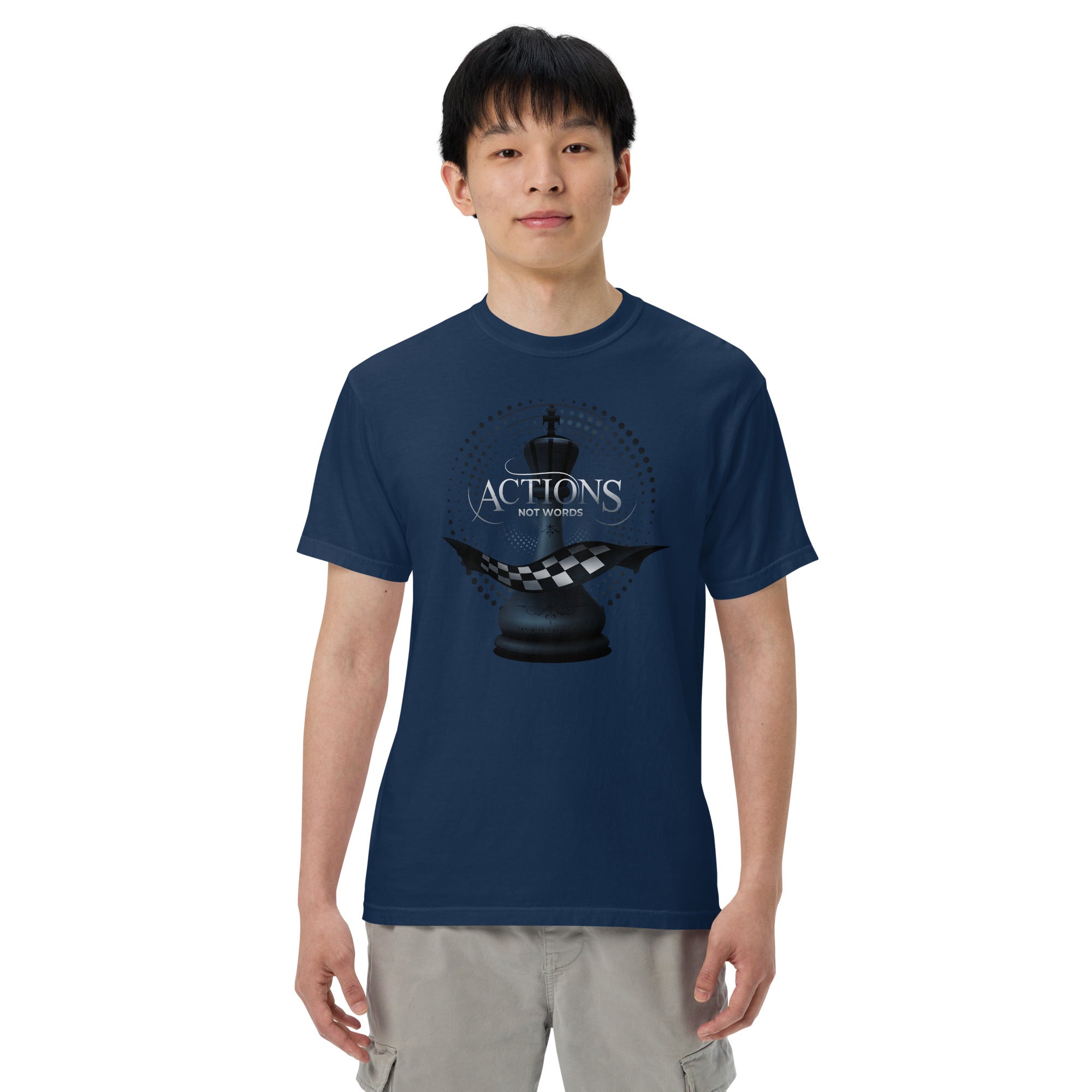 Actions Not Words - Unisex garment-dyed heavyweight t-shirt