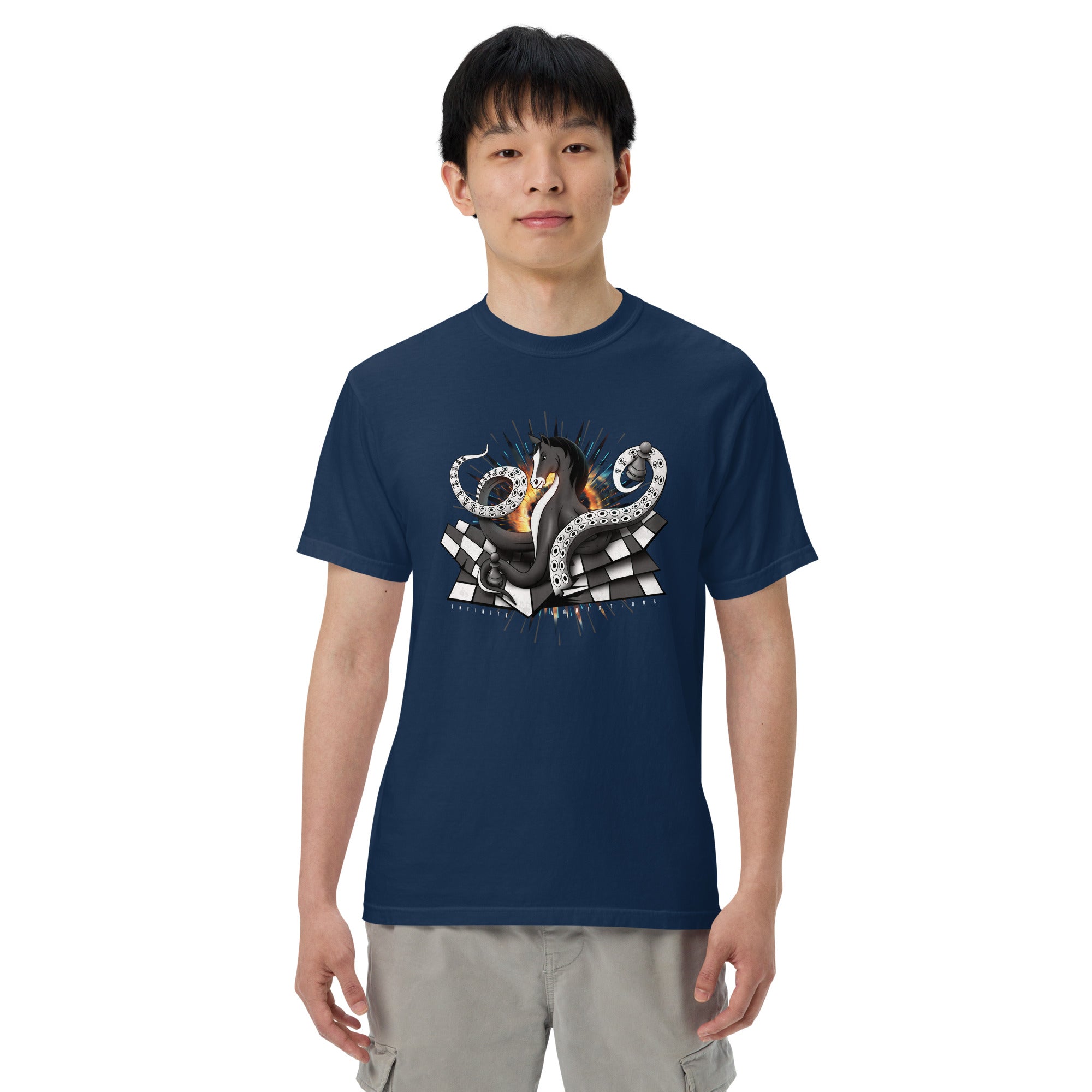 Octopus Knight - Unisex garment-dyed heavyweight t-shirt