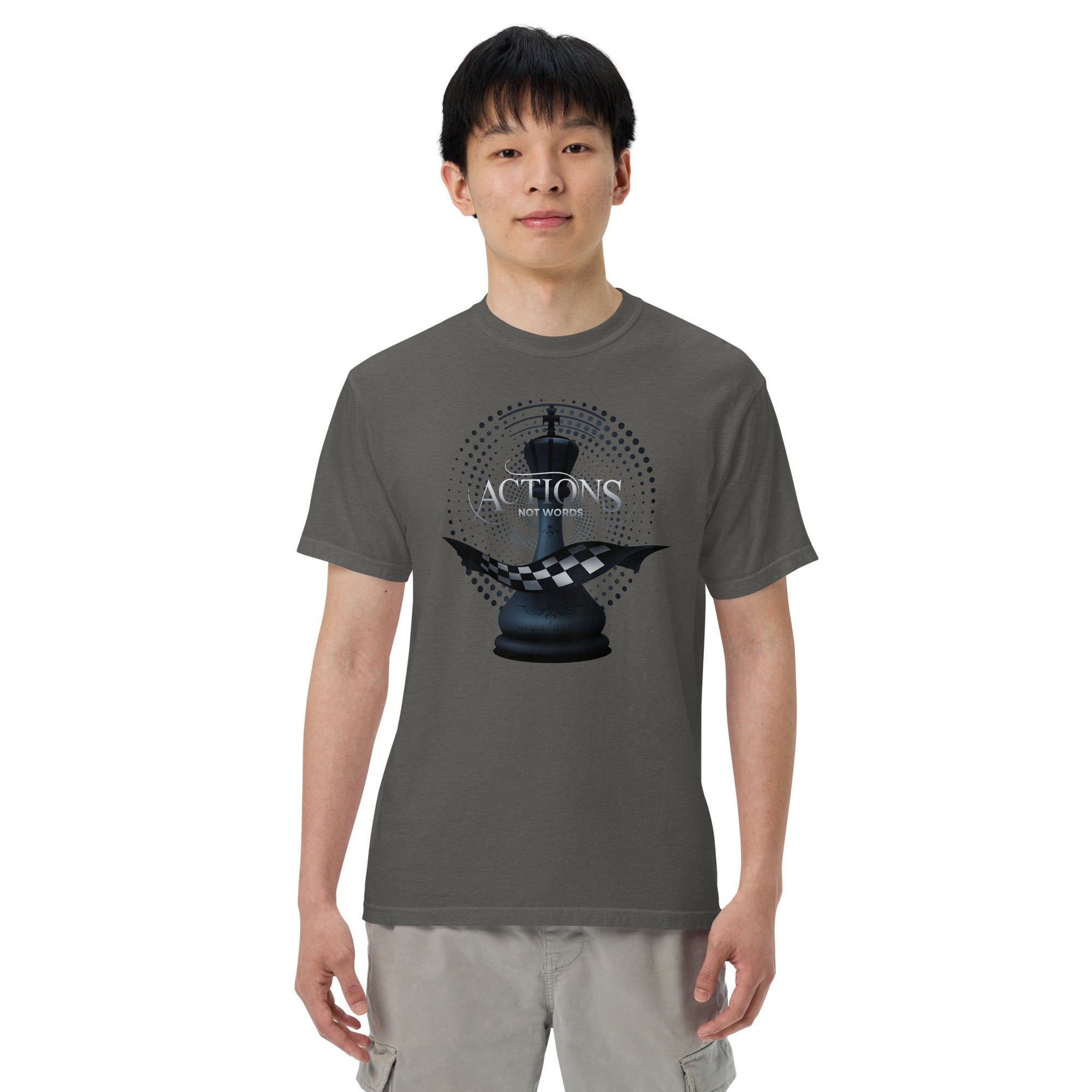Actions Not Words - Unisex garment-dyed heavyweight t-shirt