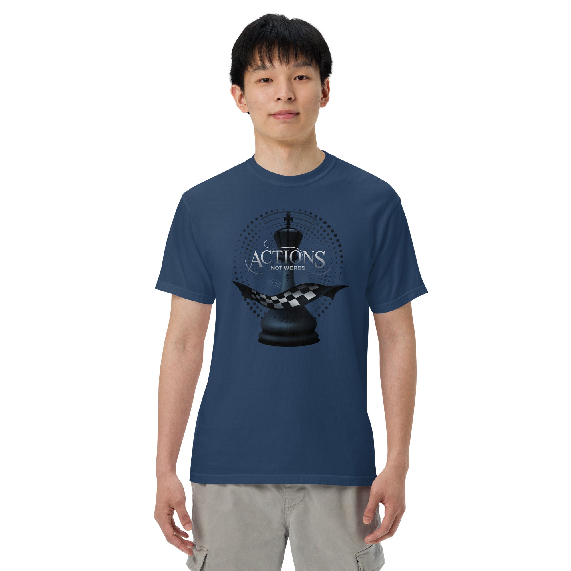 Actions Not Words - Unisex garment-dyed heavyweight t-shirt