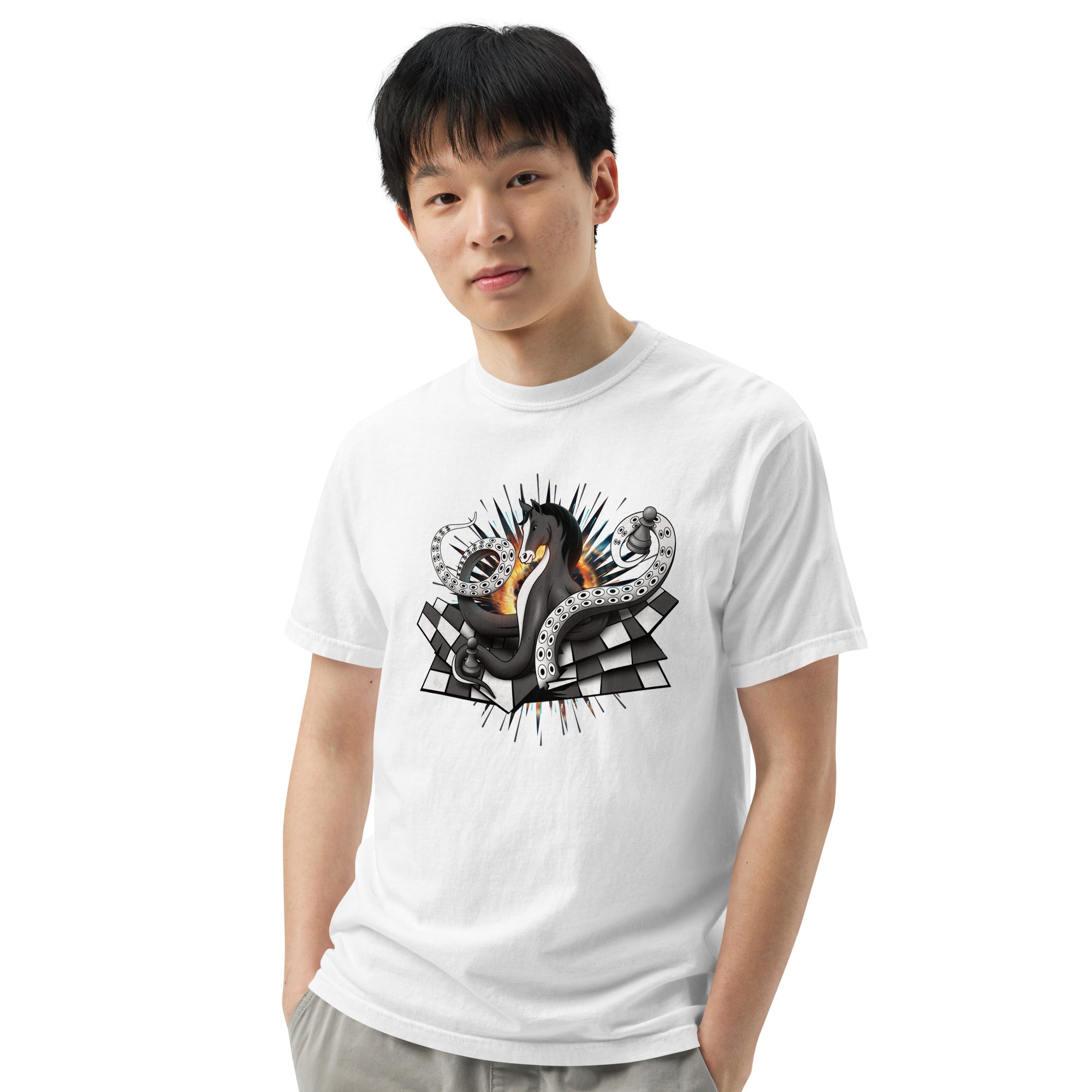 Octopus Knight - Unisex garment-dyed heavyweight t-shirt