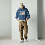 Infinite Variations - Greek Distressed - Unisex Hoodie