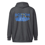Boston Design - Unisex heavy blend zip hoodie