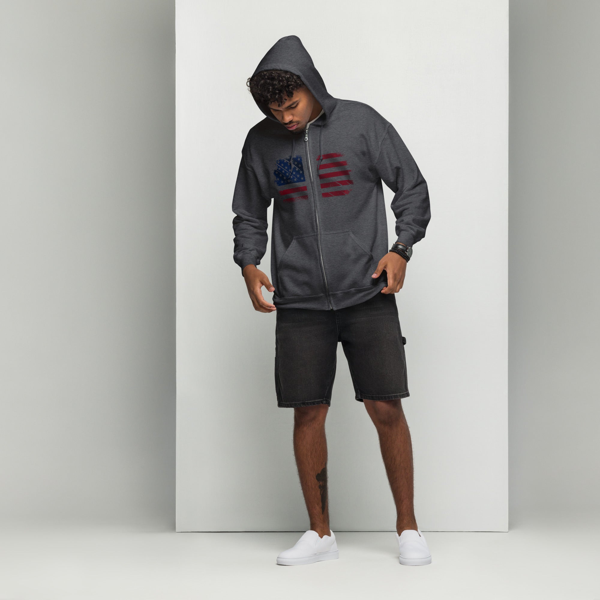 American Design - Split - Unisex heavy blend zip hoodie